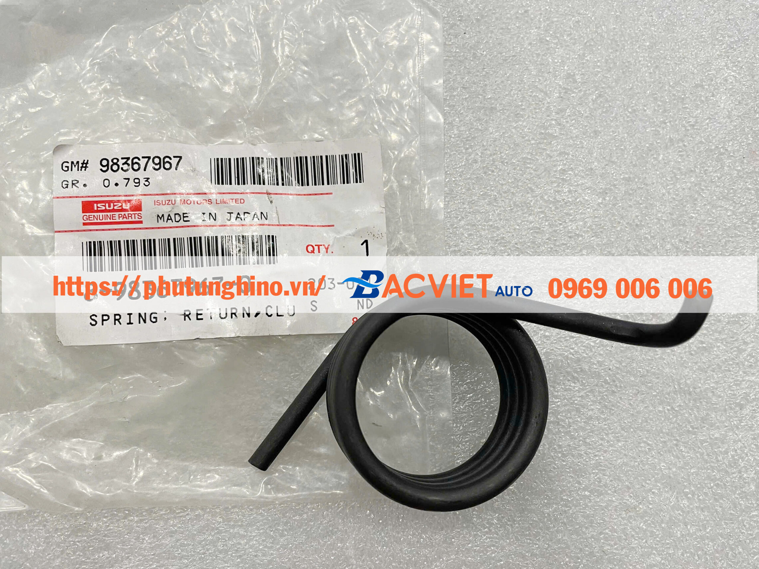 Lò xo chân côn ISUZU FVM