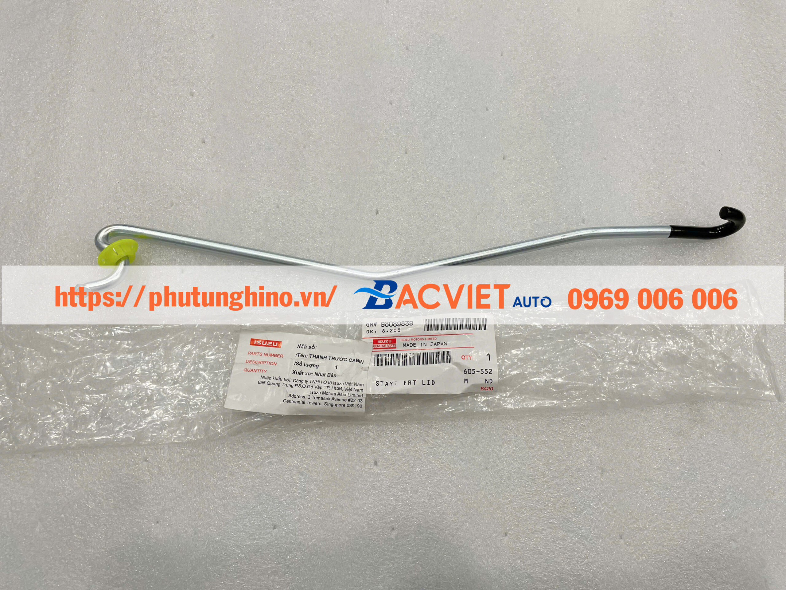 Tay chống ca bô ISUZU FVM